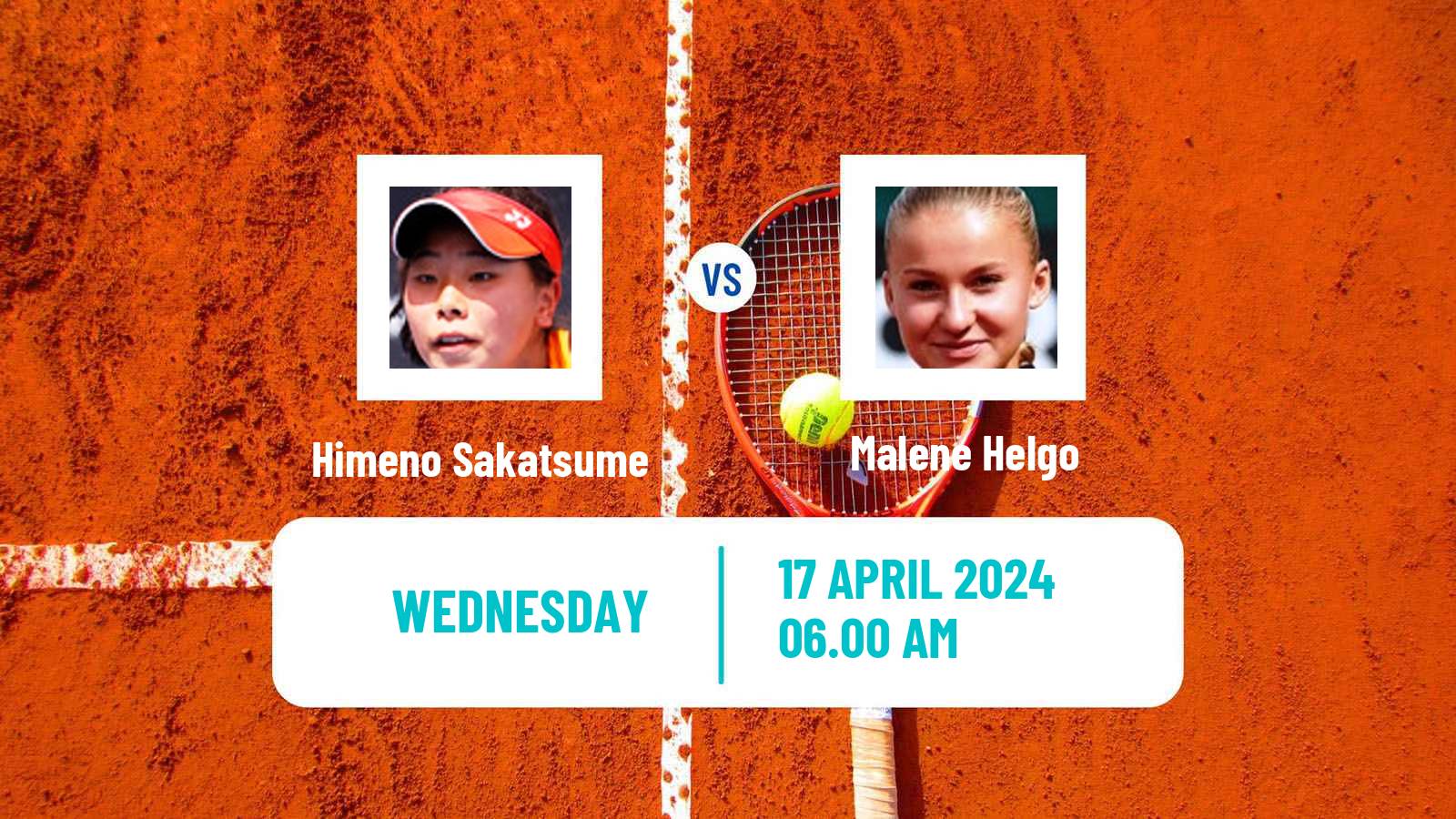Tennis ITF W35 Hammamet 5 Women Himeno Sakatsume - Malene Helgo