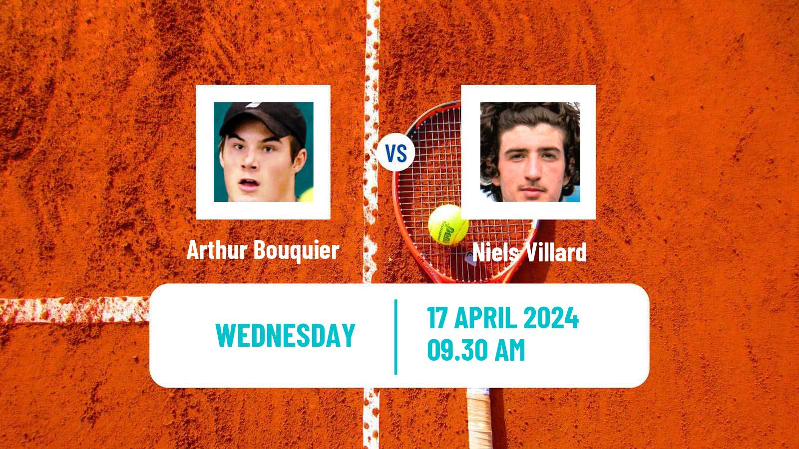 Tennis ITF M15 Azay Le Rideau Men Arthur Bouquier - Niels Villard