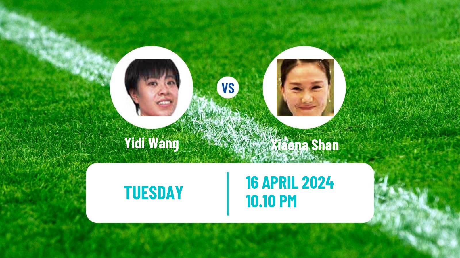 Table tennis World Cup Women Yidi Wang - Xiaona Shan