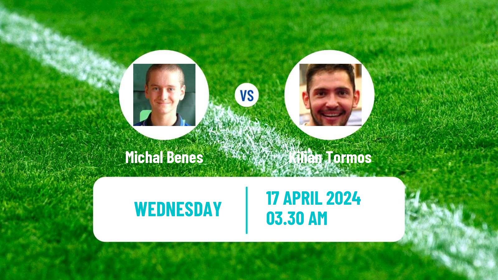 Table tennis Tt Star Series Men Michal Benes - Kilian Tormos