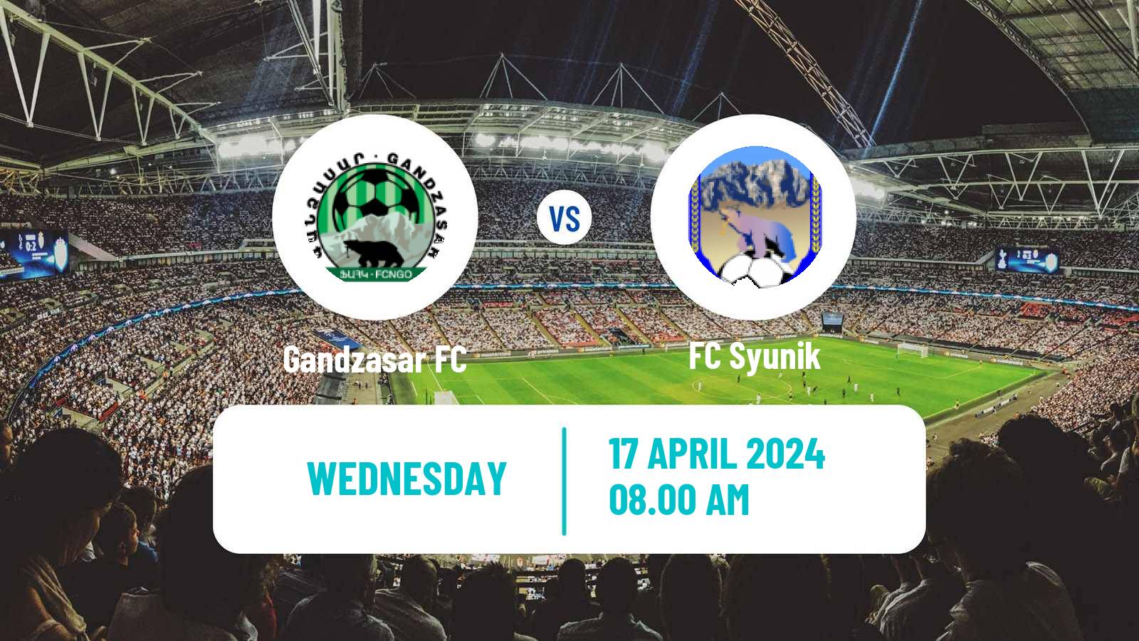 Soccer Armenian First League Gandzasar - Syunik