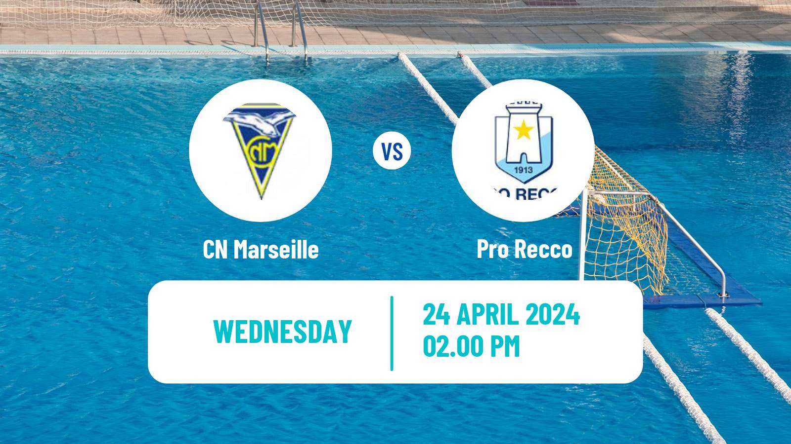 Water polo Champions League Water Polo CN Marseille - Pro Recco