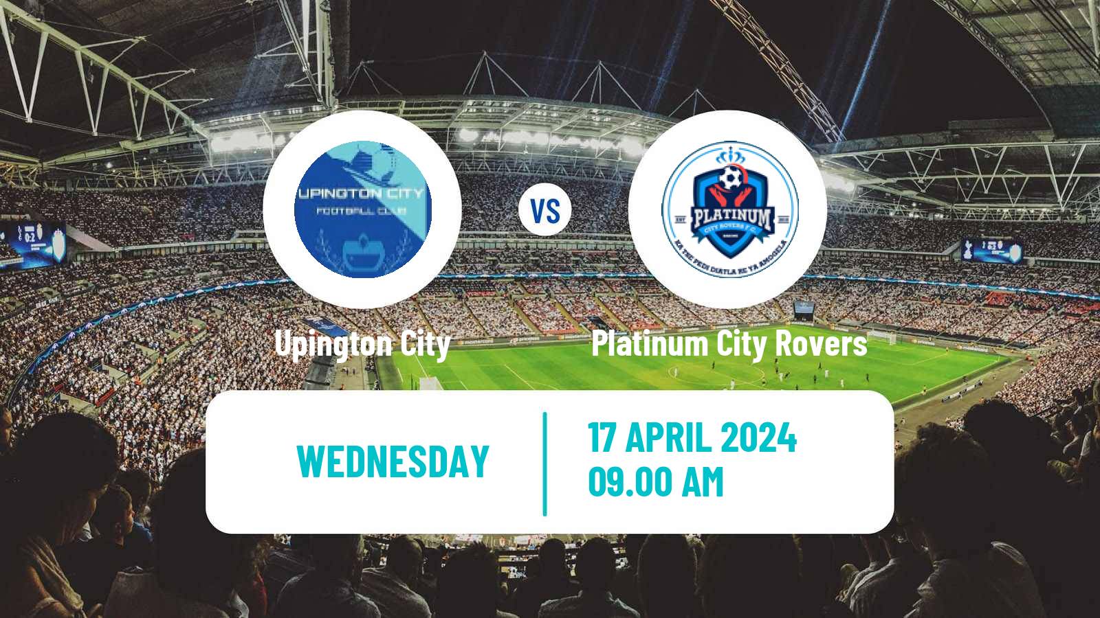 Soccer South African First Division Upington City - Platinum City Rovers