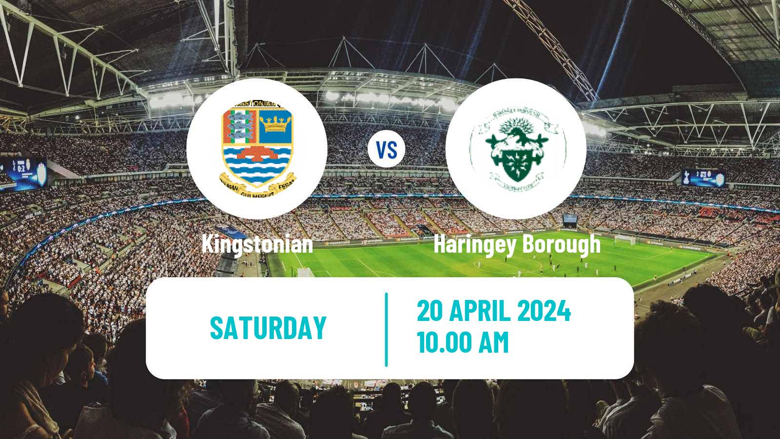 Football English Isthmian League Premier Division Kingstonian - Haringey Borough