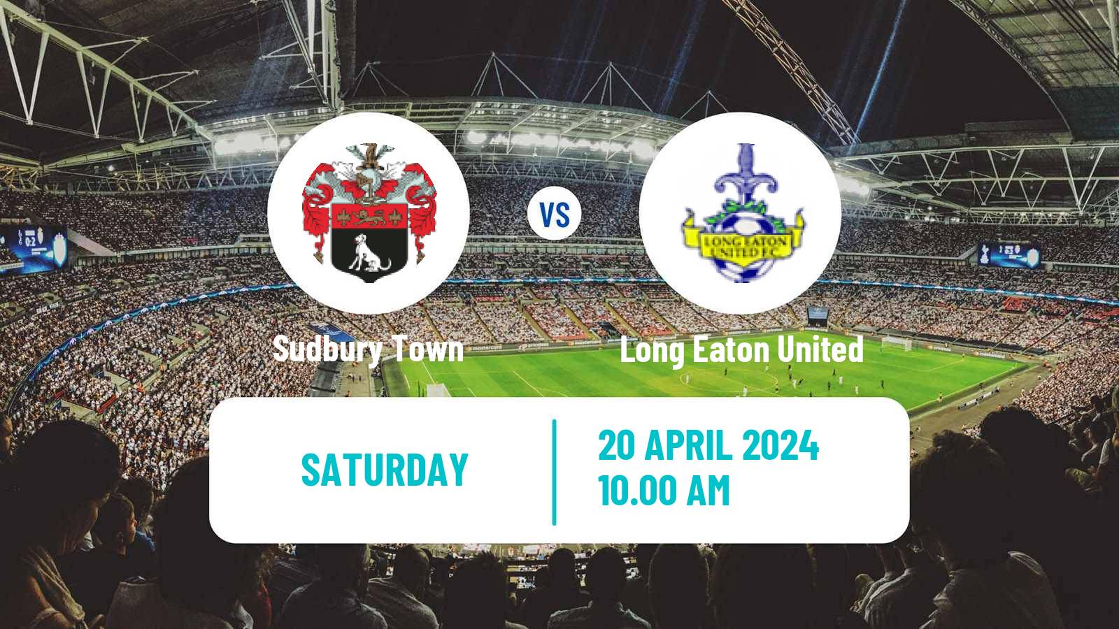 Soccer English Southern League Central Division Sudbury Town - Long Eaton United