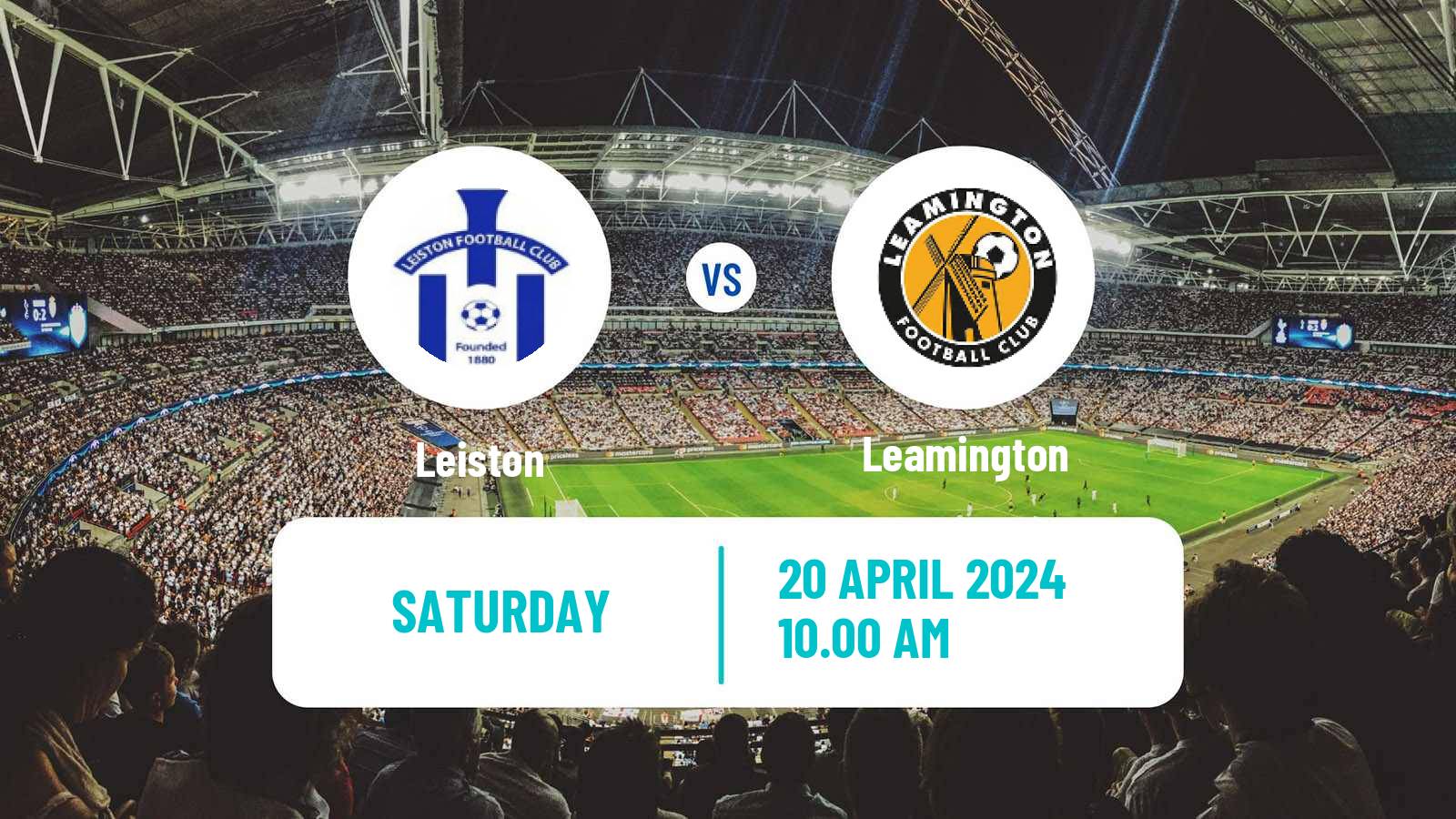 Soccer English Southern League Central Division Leiston - Leamington