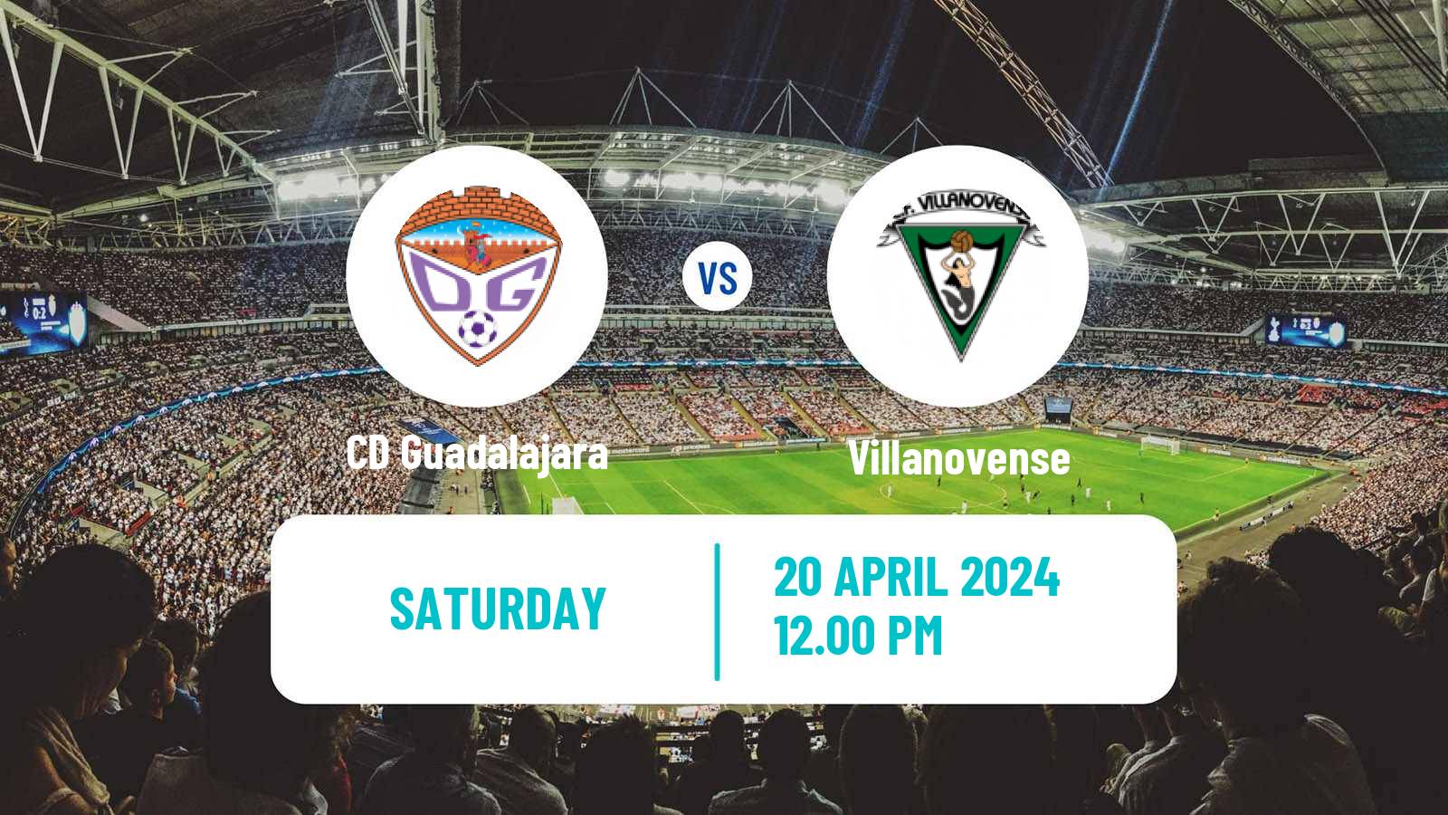 Soccer Spanish Segunda RFEF - Group 5 CD Guadalajara - Villanovense