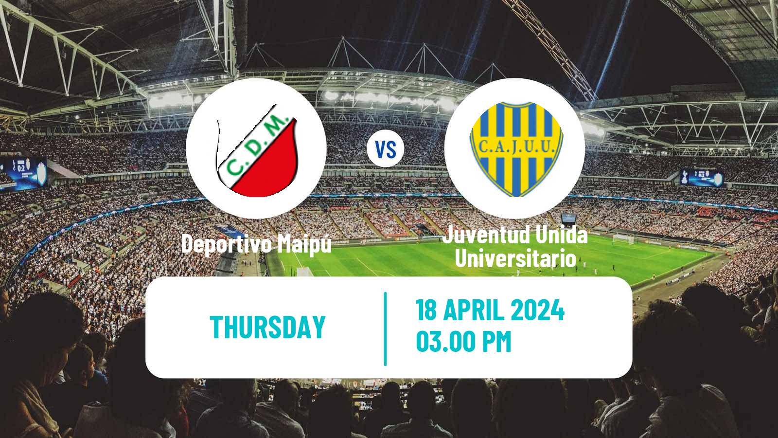 Soccer Copa Argentina Deportivo Maipú - Juventud Unida Universitario
