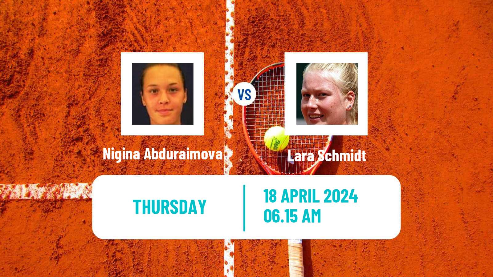 Tennis ITF W50 H Calvi Women Nigina Abduraimova - Lara Schmidt