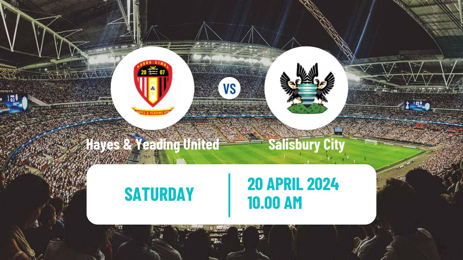 Soccer English Southern League South Division Hayes & Yeading United - Salisbury