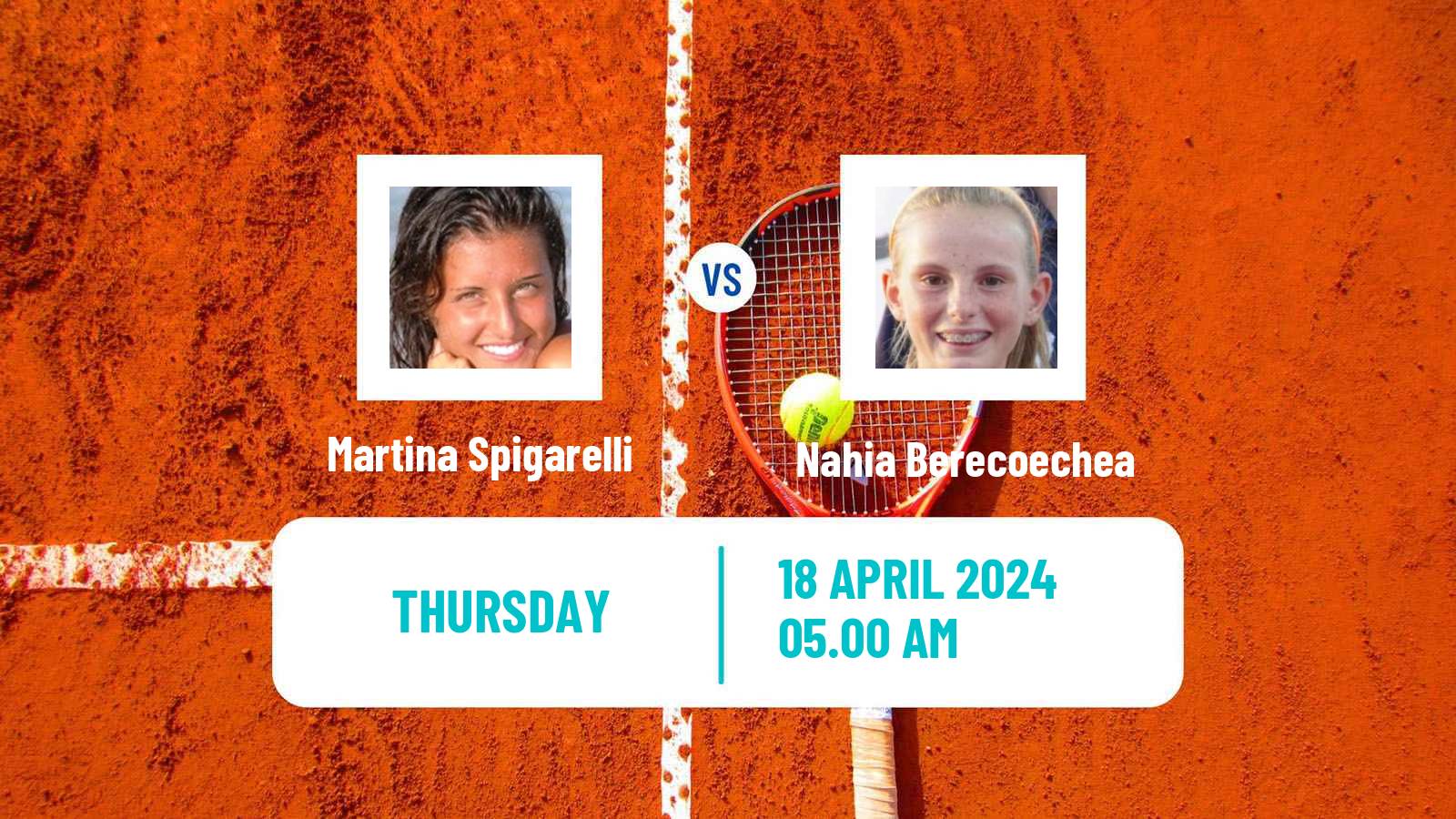 Tennis ITF W35 Santa Margherita Di Pula 4 Women Martina Spigarelli - Nahia Berecoechea