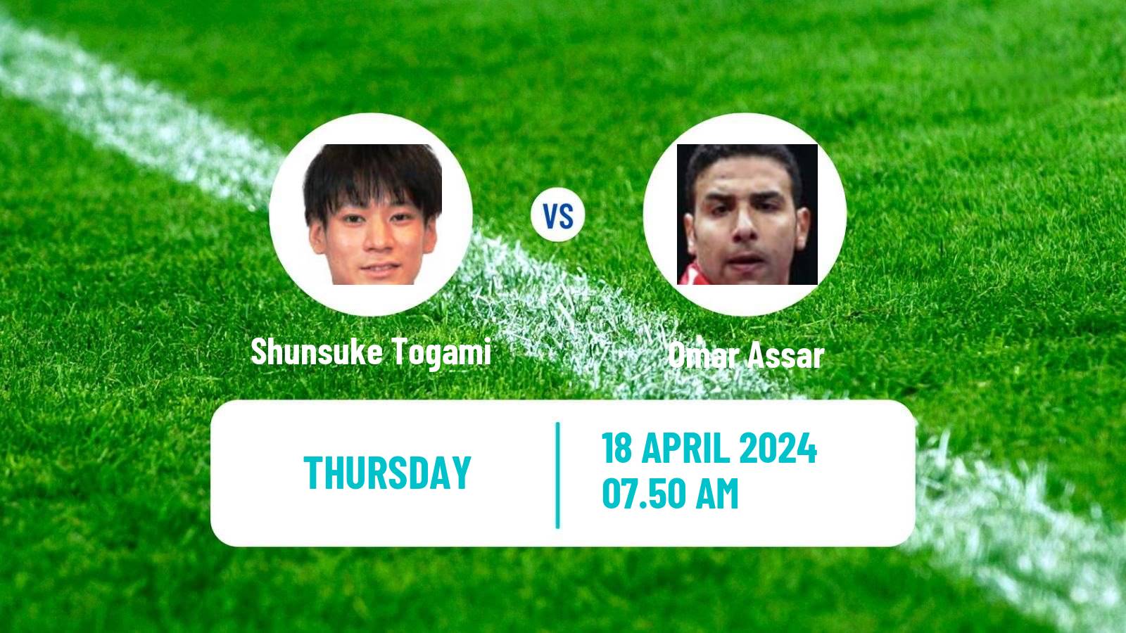 Table tennis World Cup Men Shunsuke Togami - Omar Assar