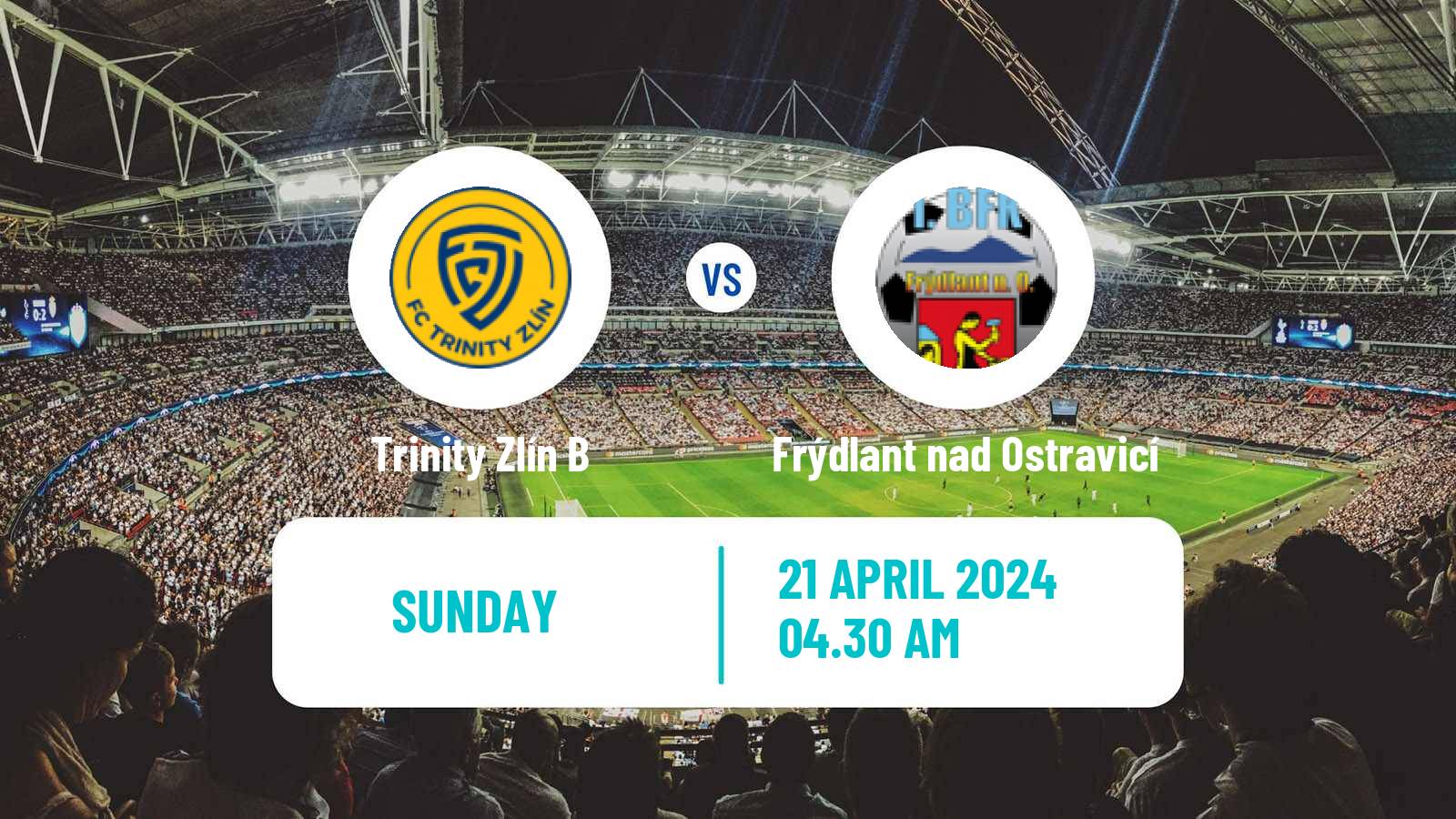 Soccer Czech MSFL Zlín B - Frýdlant nad Ostravicí