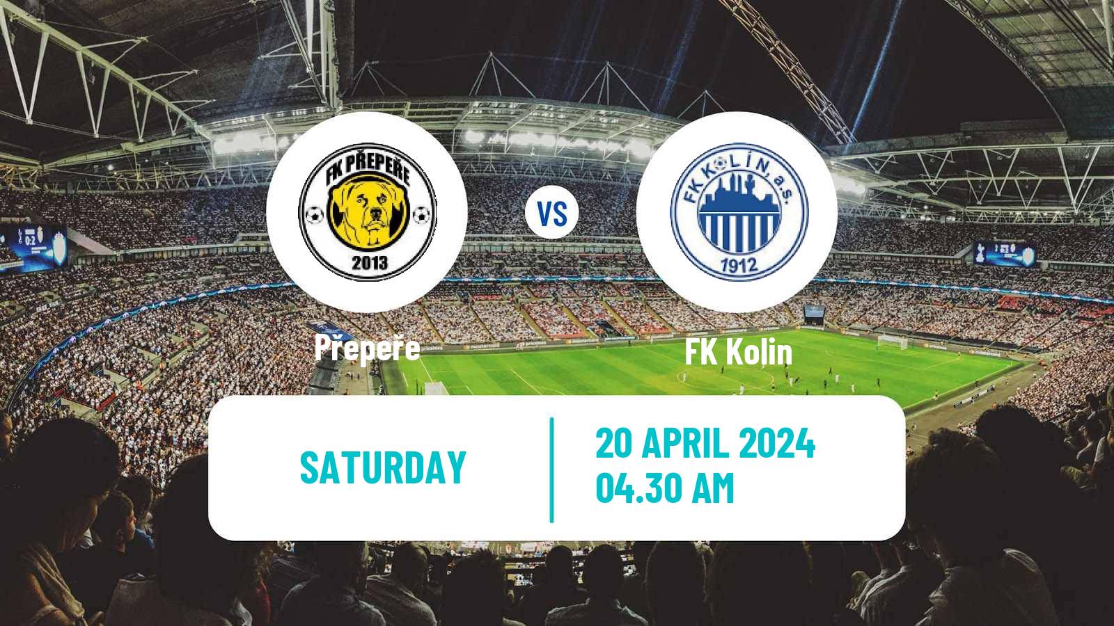 Soccer Czech CFL Group B Přepeře - Sparta Kolín