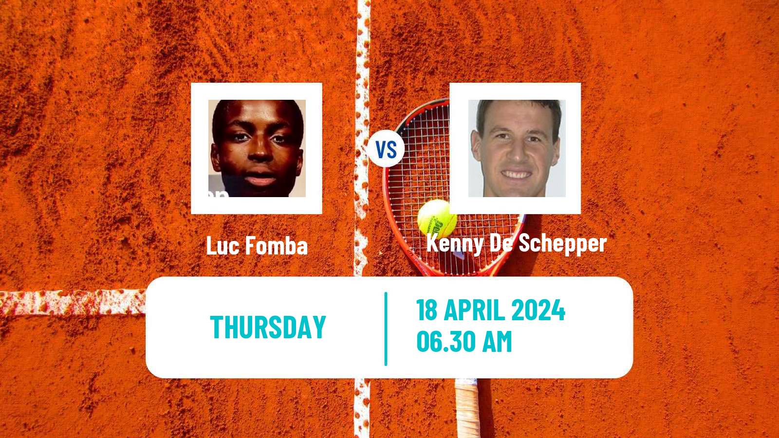 Tennis ITF M15 Azay Le Rideau Men Luc Fomba - Kenny De Schepper
