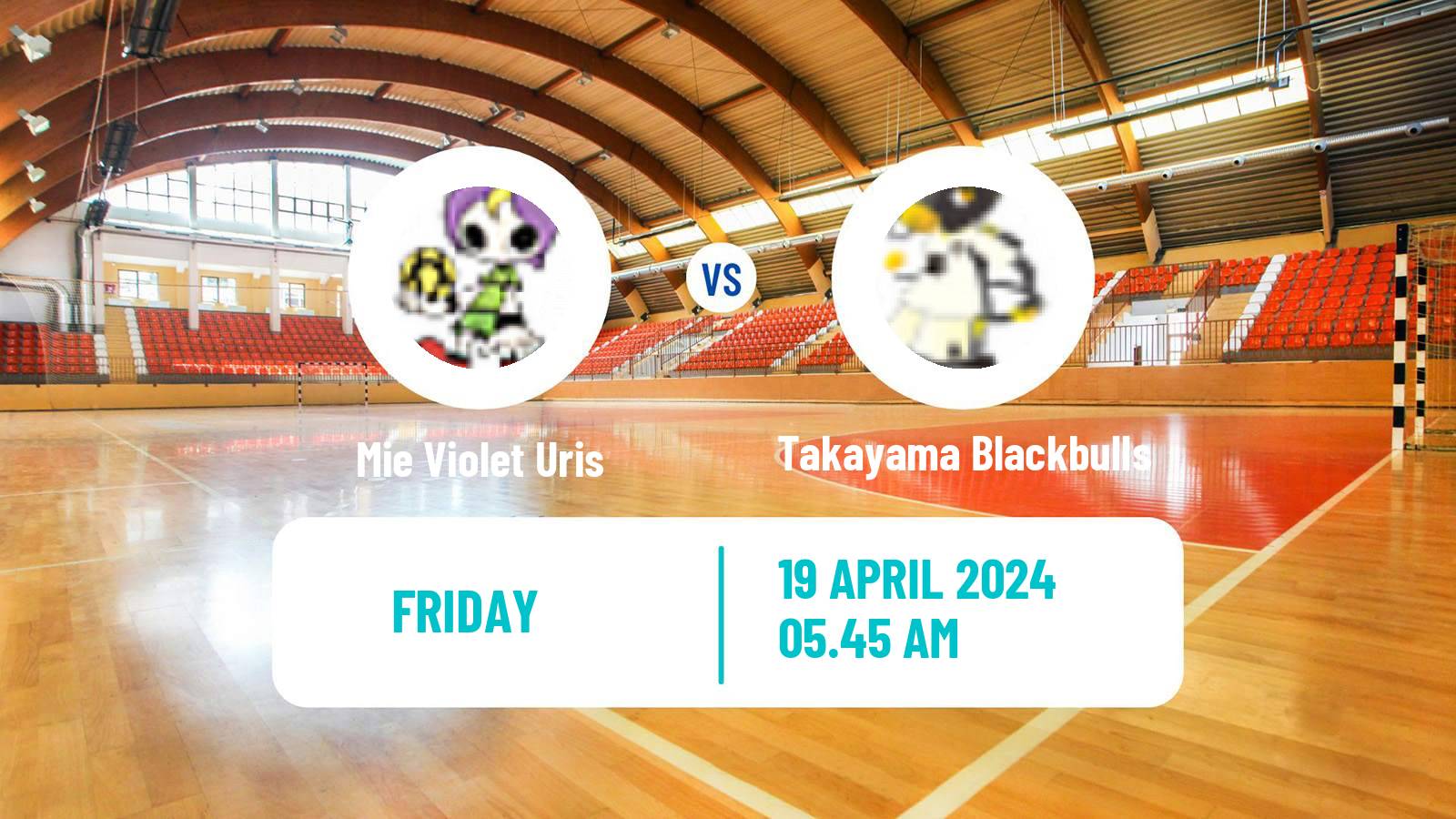 Handball Japan JHL Handball Women Mie Violet Uris - Takayama Blackbulls