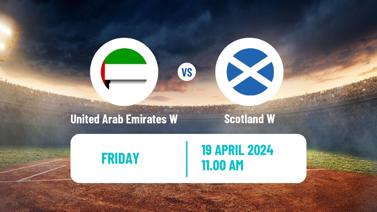Cricket Quadrangular Series Cricket Women United Arab Emirates W - Scotland W