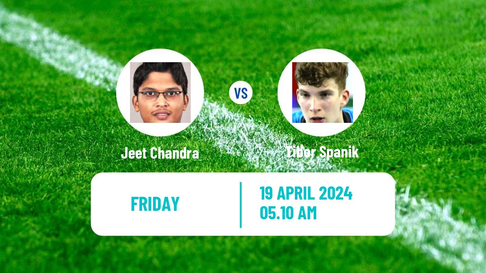 Table tennis Tt Star Series Men Jeet Chandra - Tibor Spanik