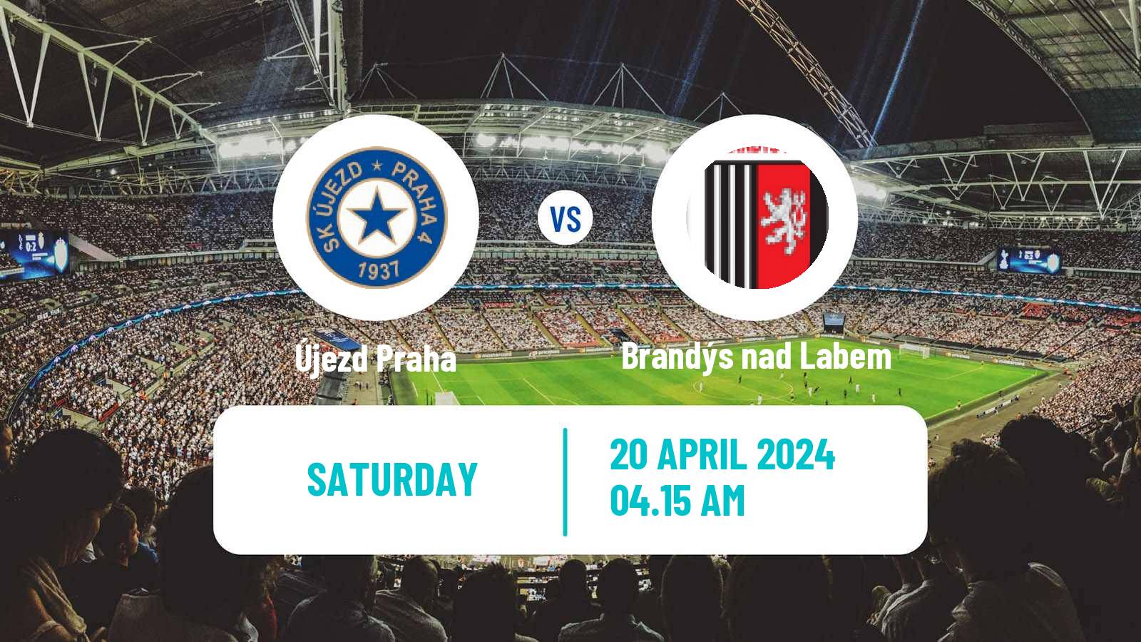 Soccer Czech Division B Újezd Praha - Brandýs nad Labem