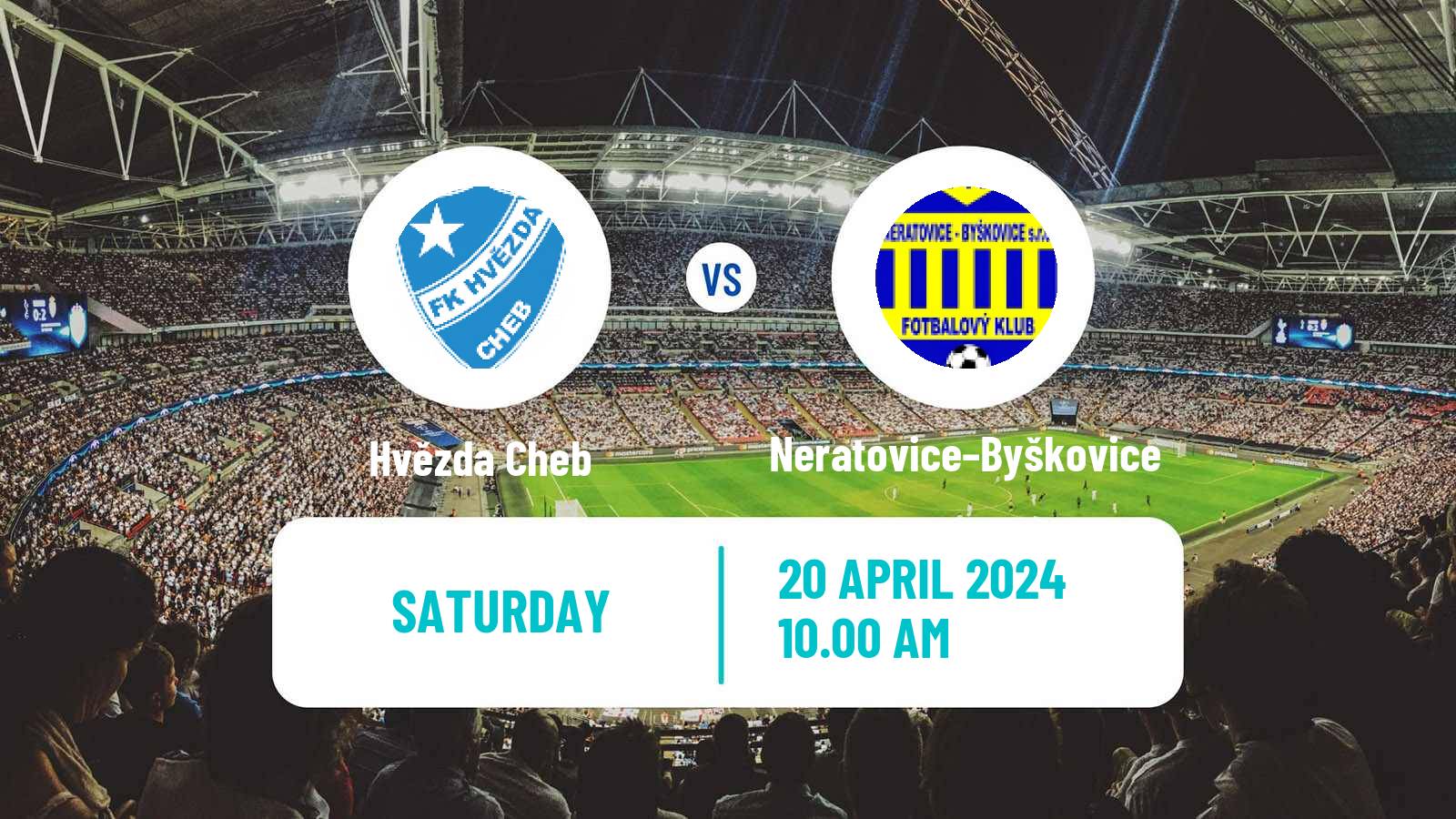 Soccer Czech Division B Hvězda Cheb - Neratovice–Byškovice