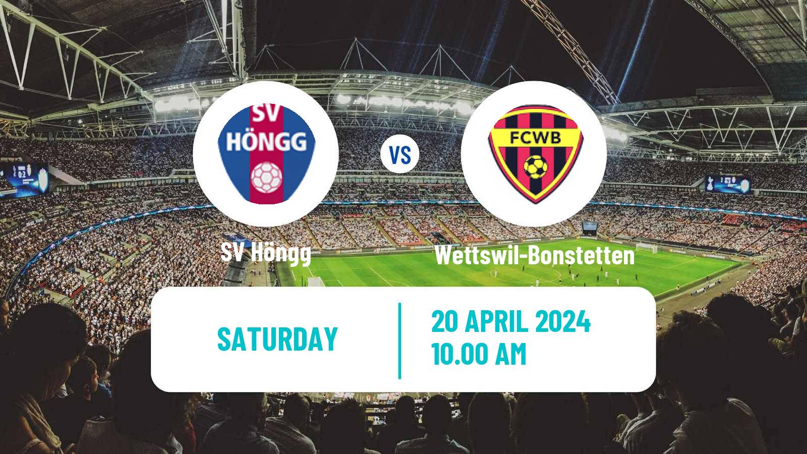 Soccer Swiss 1 Liga Classic Group 3 Höngg - Wettswil-Bonstetten
