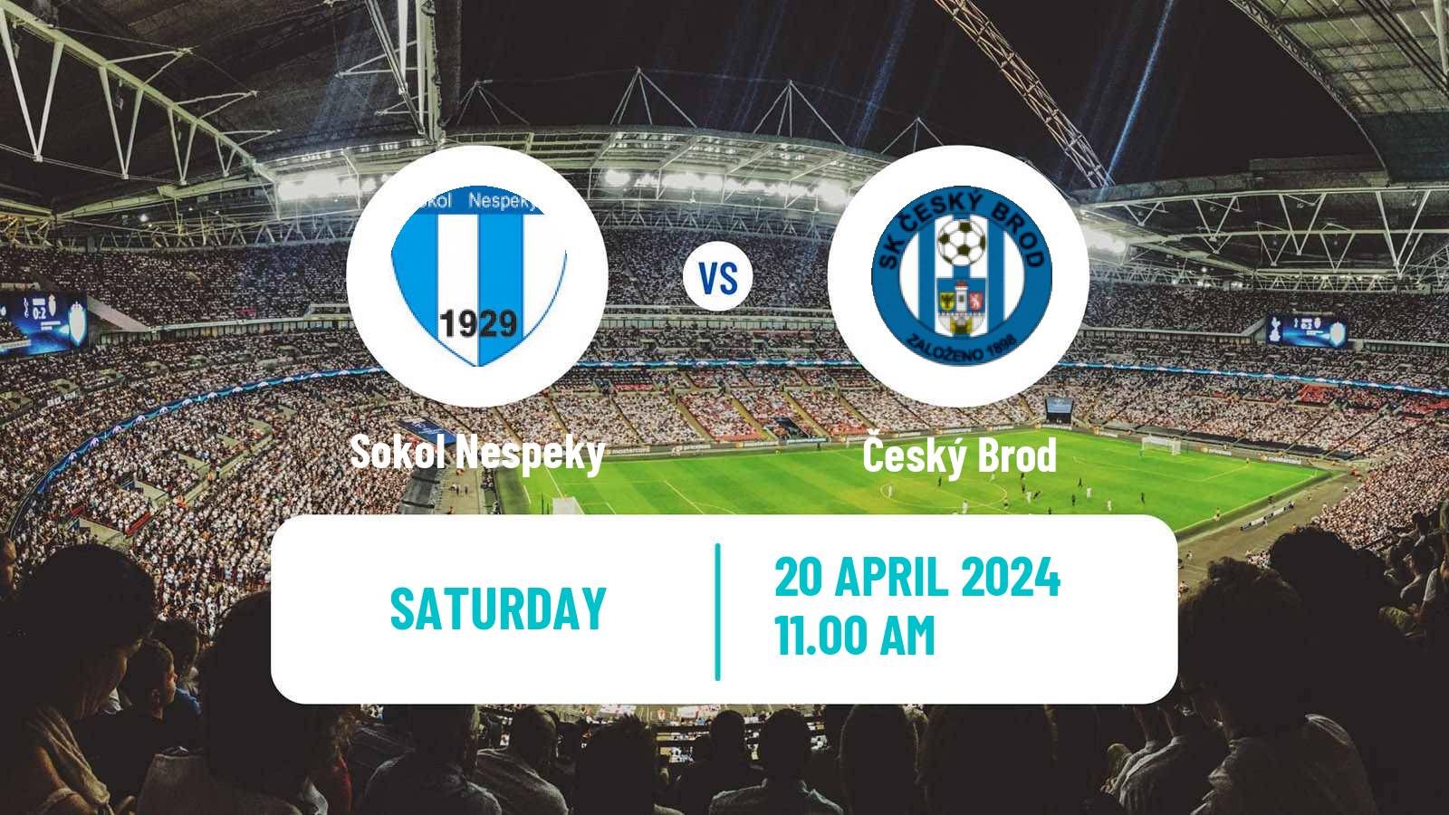 Soccer Czech Division B Sokol Nespeky - Český Brod