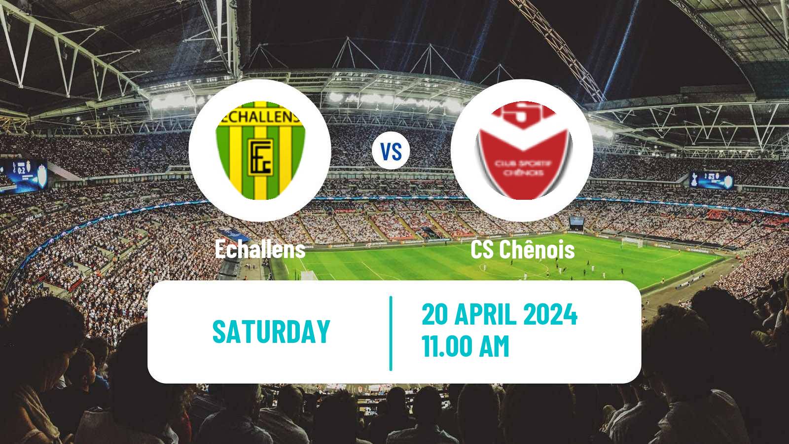 Soccer Swiss 1 Liga Classic Group 1 Echallens - Chênois