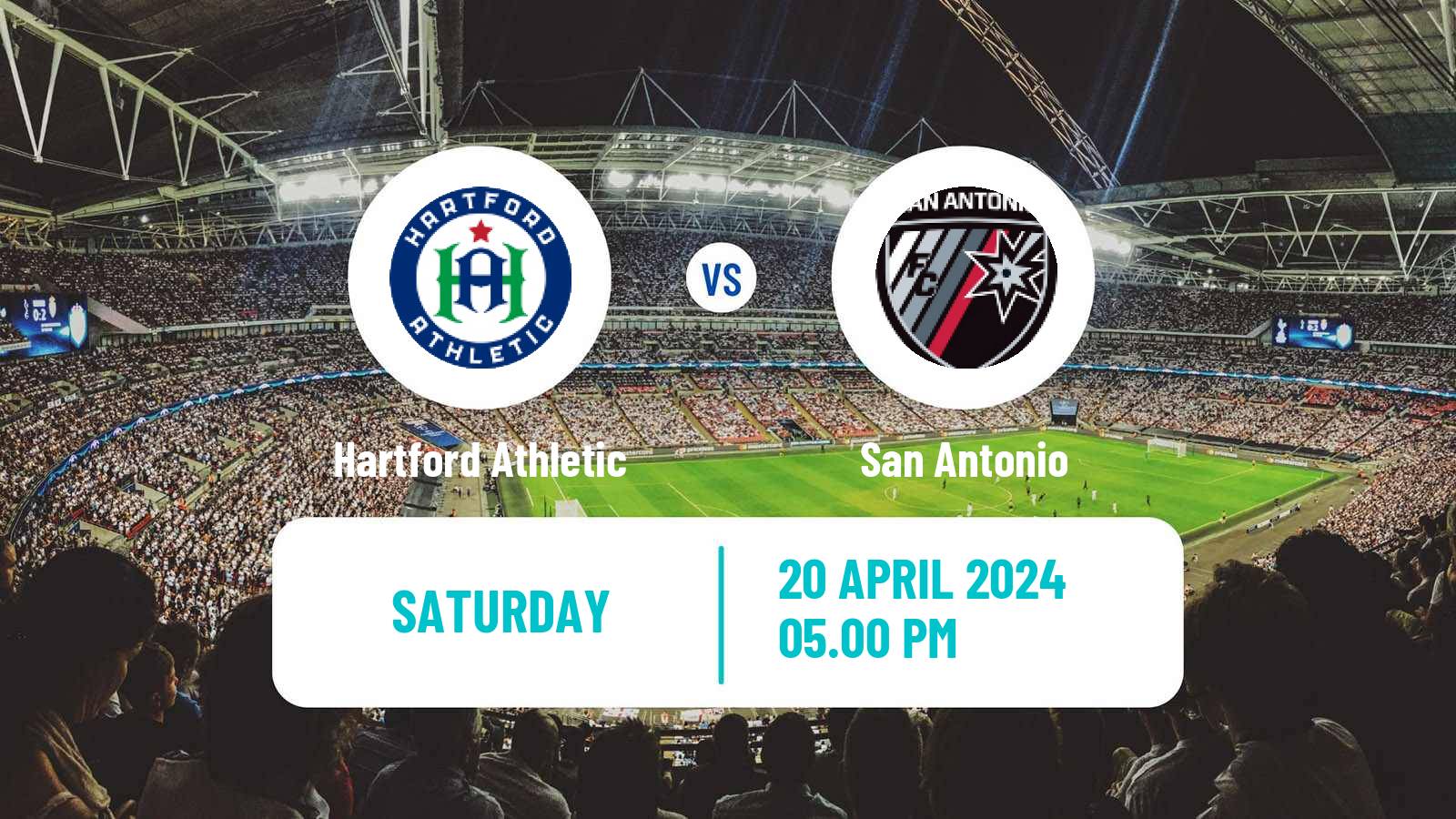 Soccer USL Championship Hartford Athletic - San Antonio