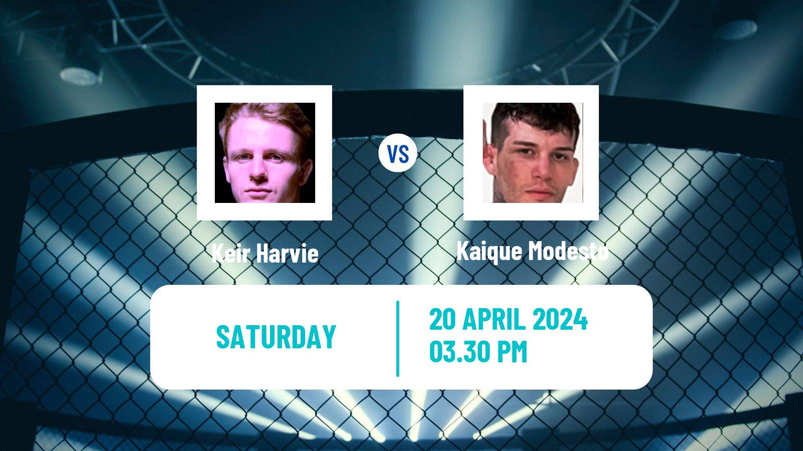 MMA Bantamweight Cage Warriors Men Keir Harvie - Kaique Modesto