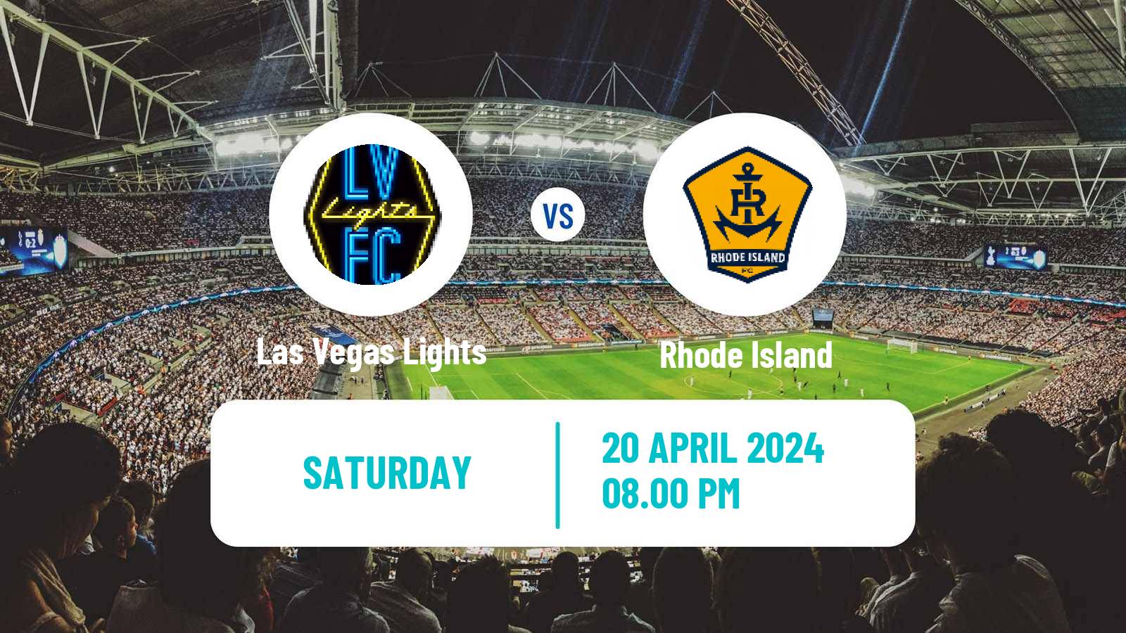 Soccer USL Championship Las Vegas Lights - Rhode Island