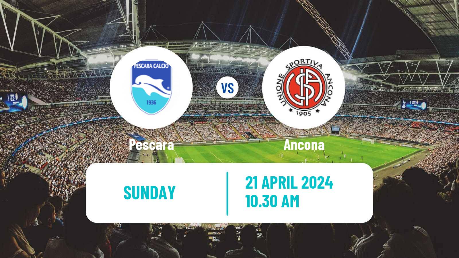 Soccer Italian Serie C Group B Pescara - Ancona