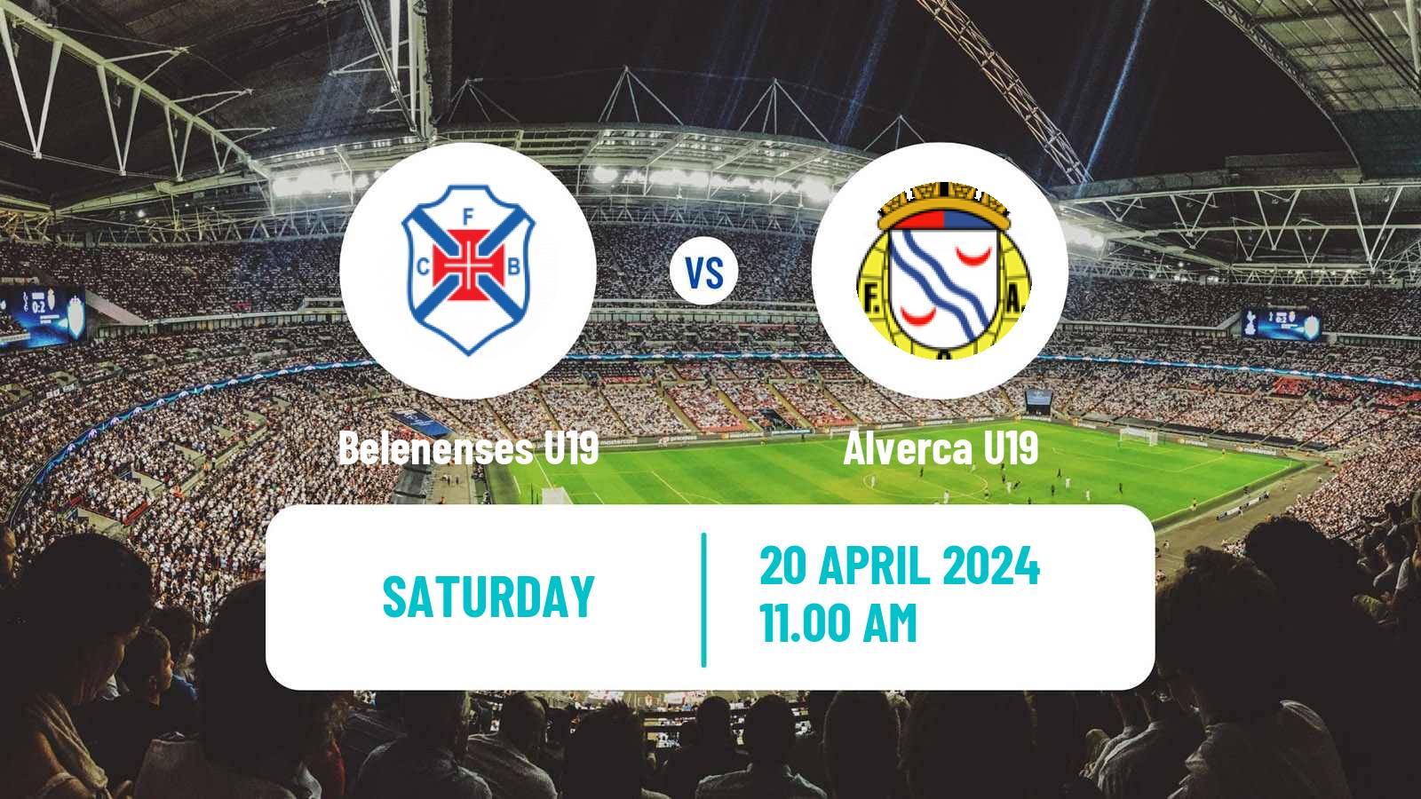 Soccer Portuguese Campeonato Nacional U19 Belenenses U19 - Alverca U19
