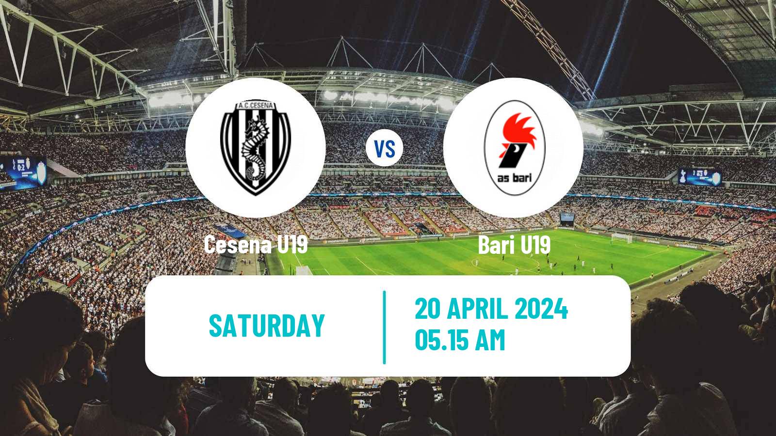 Football Italian Primavera 2 Cesena U19 - Bari U19