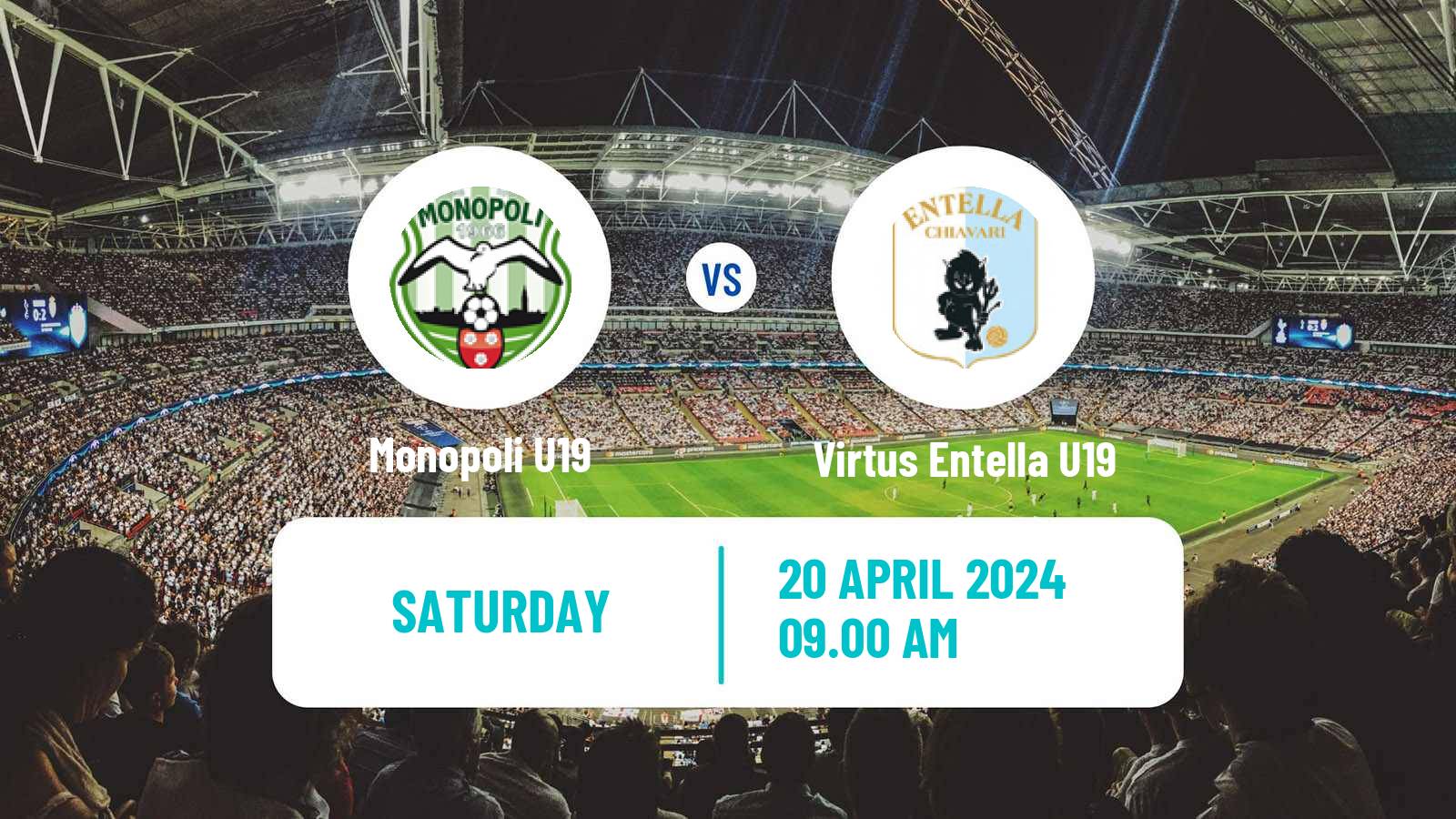 Soccer Italian Primavera 2 Monopoli U19 - Virtus Entella U19