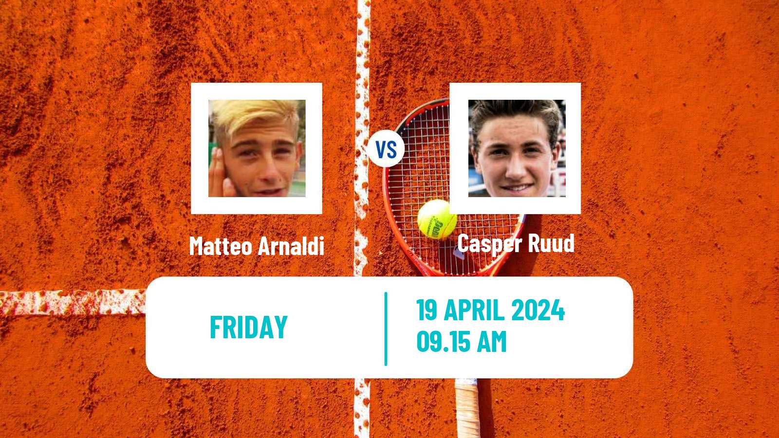 Tennis ATP Barcelona Matteo Arnaldi - Casper Ruud