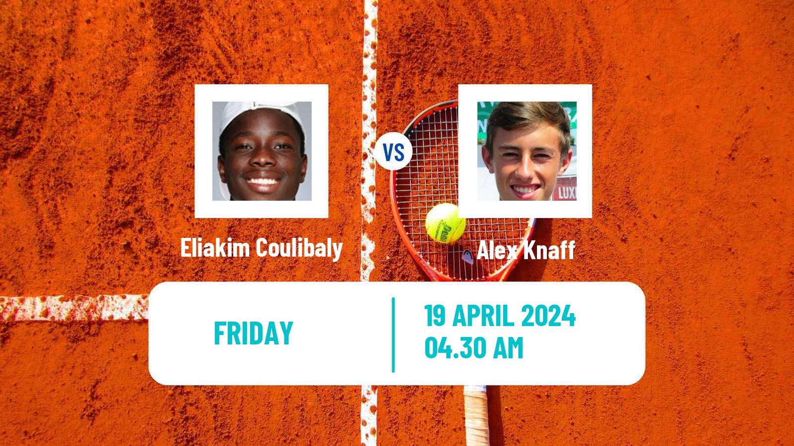 Tennis ITF M15 Monastir 16 Men Eliakim Coulibaly - Alex Knaff