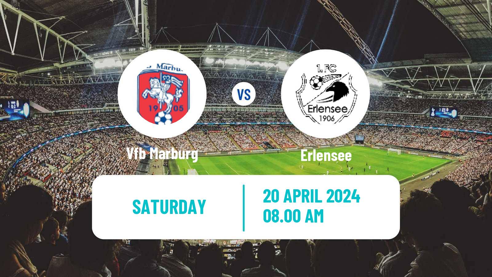 Soccer German Oberliga Hessen Marburg - Erlensee
