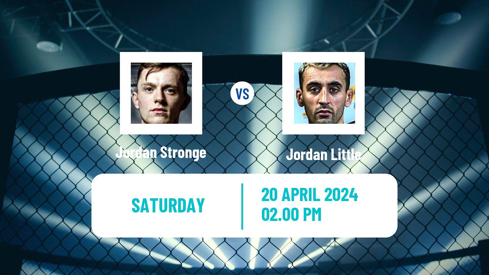 MMA Lightweight Cage Warriors Men Jordan Stronge - Jordan Little