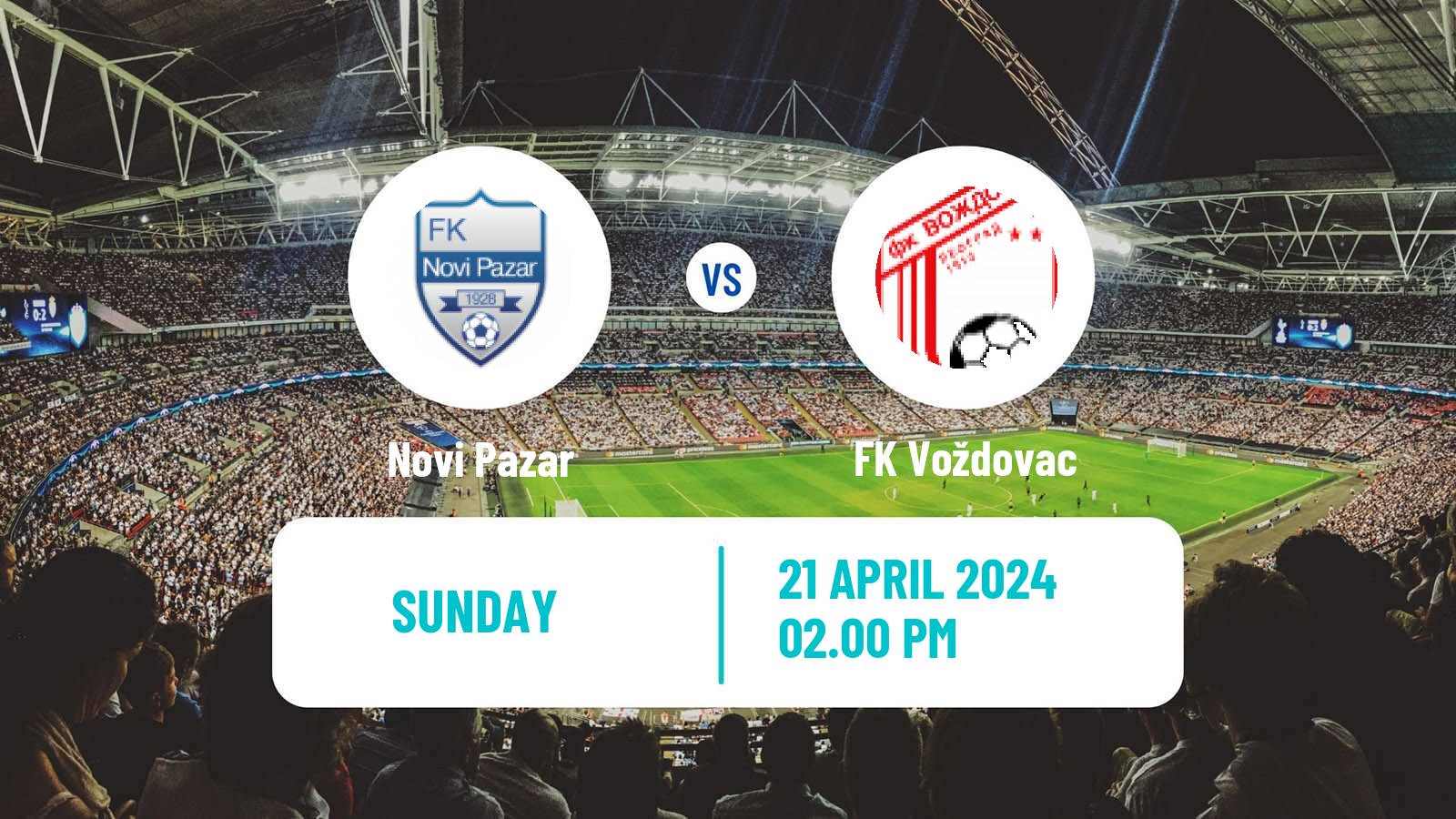 Soccer Serbian Superliga Novi Pazar - Voždovac