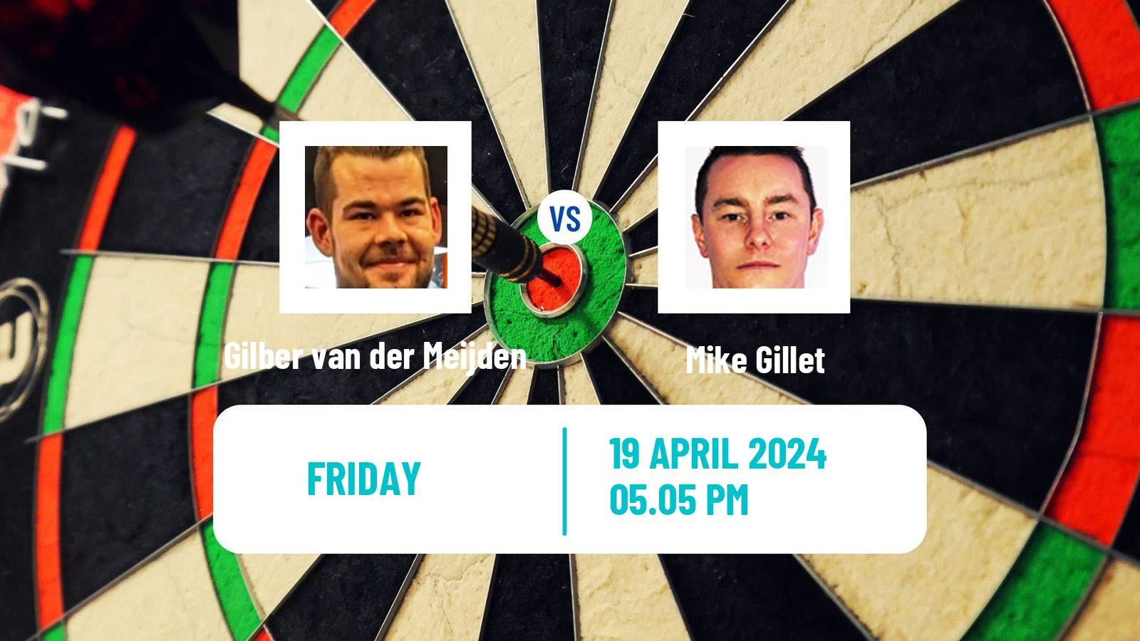 Darts Modus Super Series Gilber van der Meijden - Mike Gillet