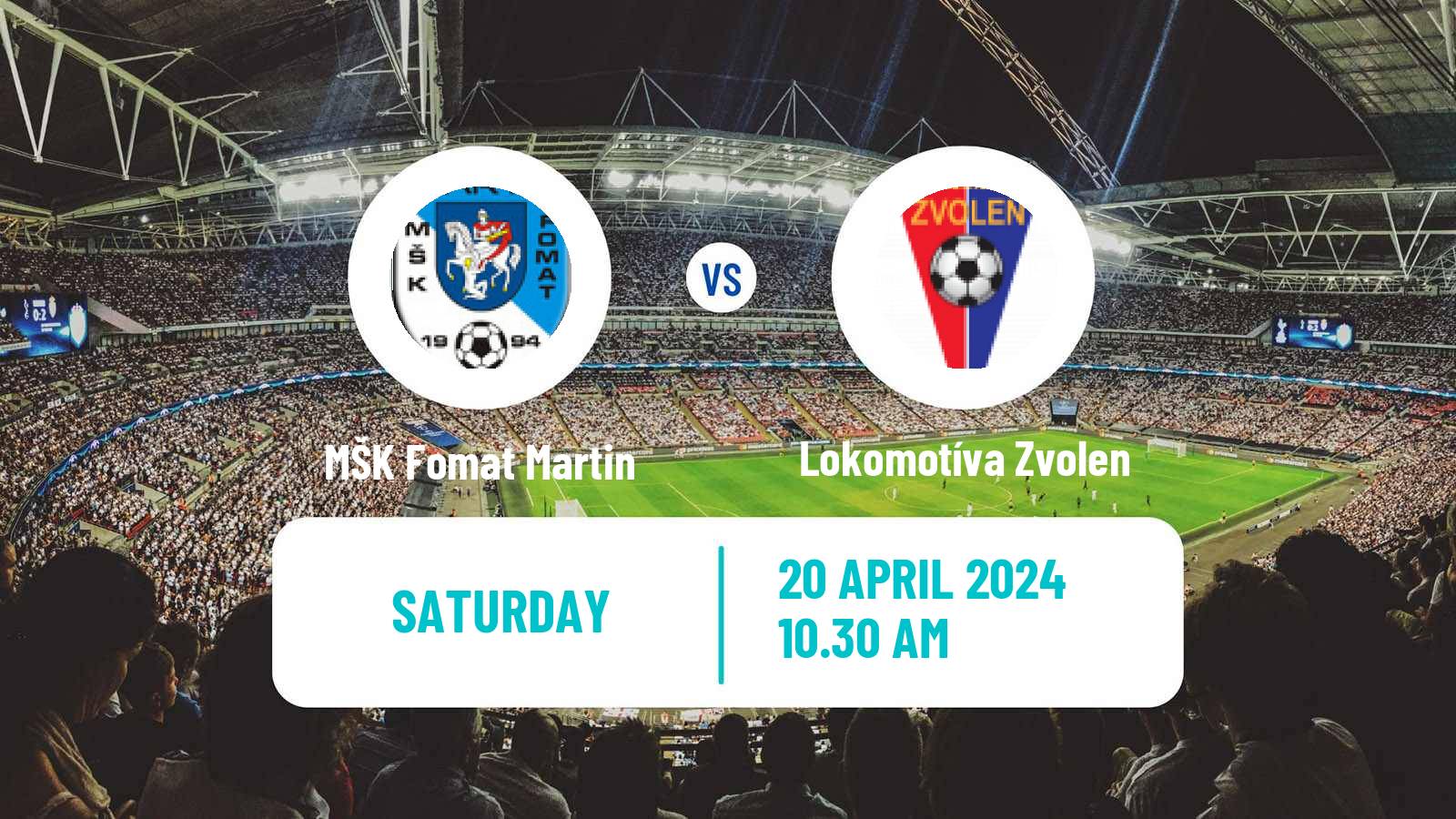 Soccer Slovak 3 Liga West MŠK Fomat Martin - Zvolen