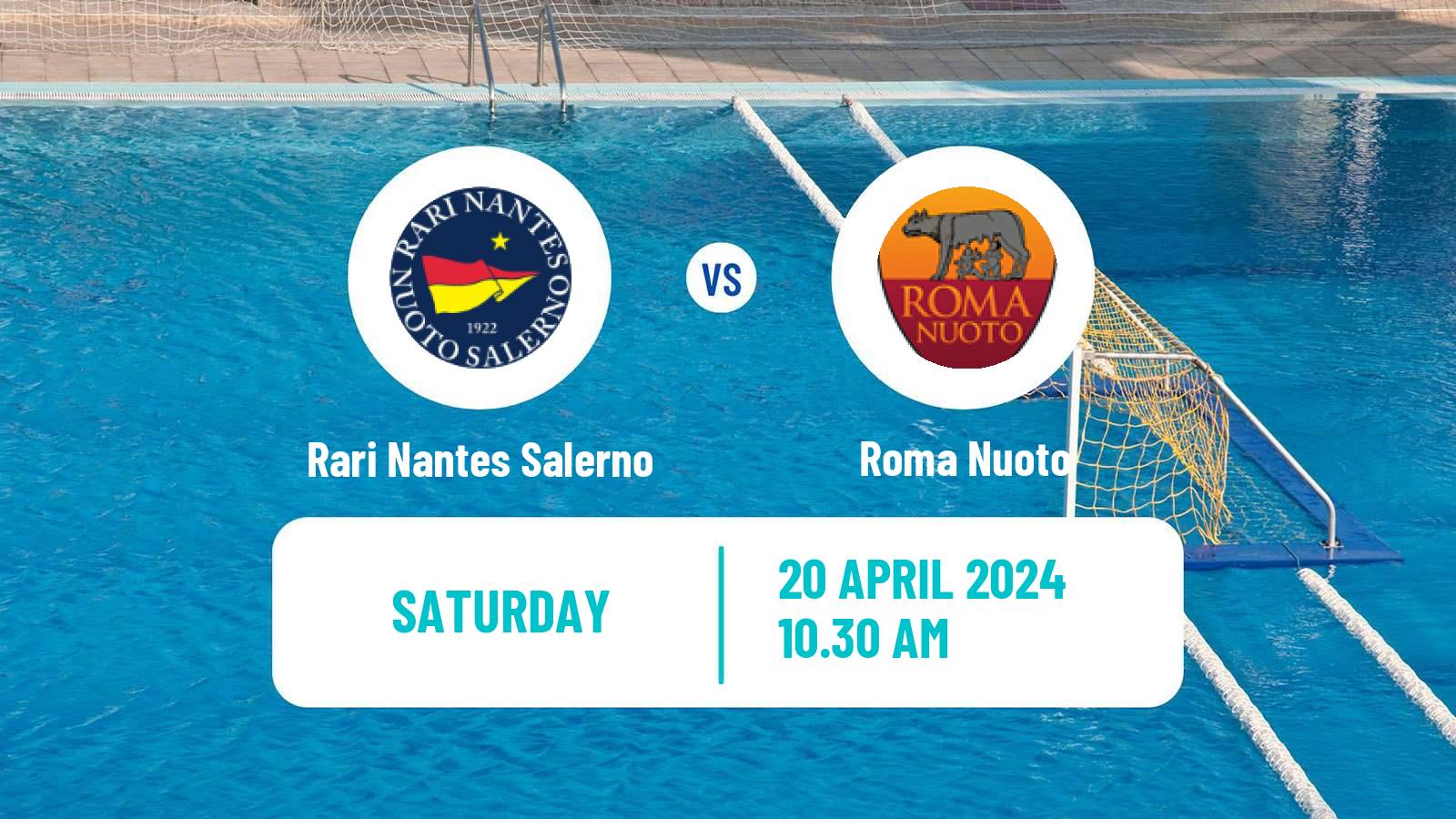 Water polo Italian A1 Water Polo Rari Nantes Salerno - Onda Forte Roma