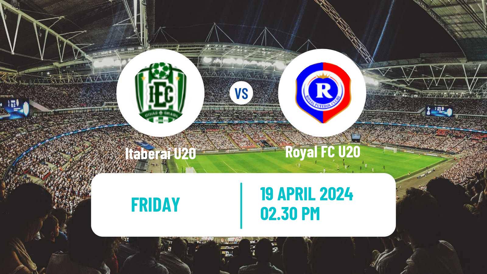 Soccer Brazilian Goiano U20 Itaberaí U20 - Royal U20
