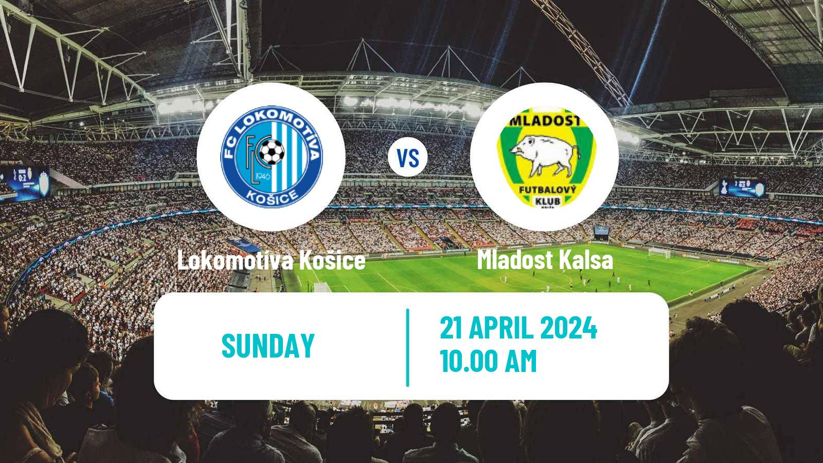 Soccer Slovak 4 Liga East Lokomotíva Košice - Mladost Kalsa