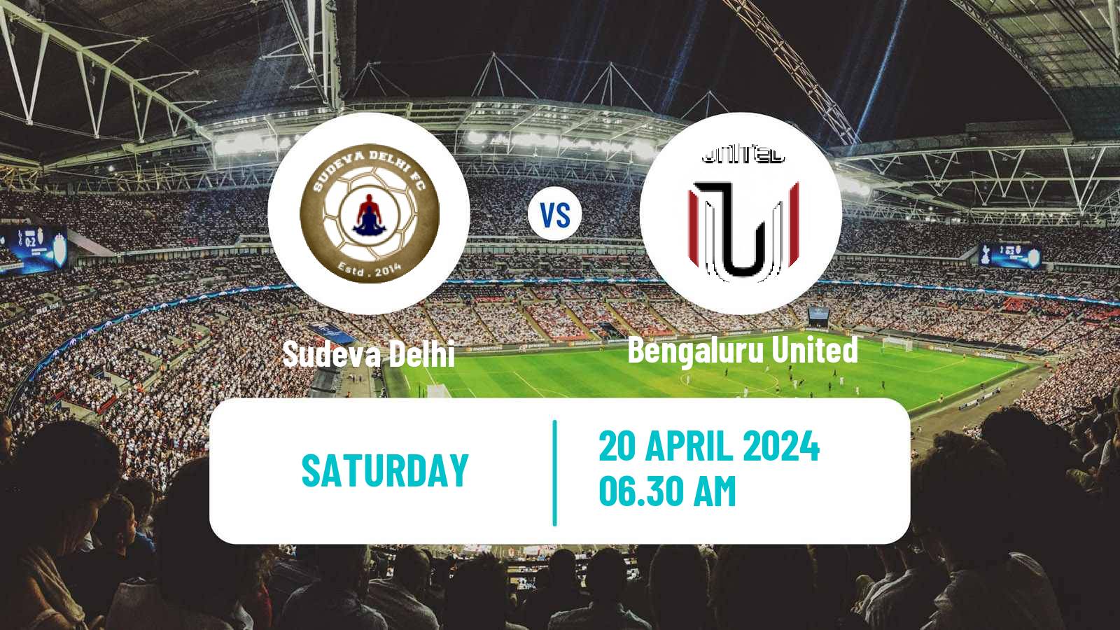 Soccer Indian I-League 2 Sudeva Delhi - Bengaluru United