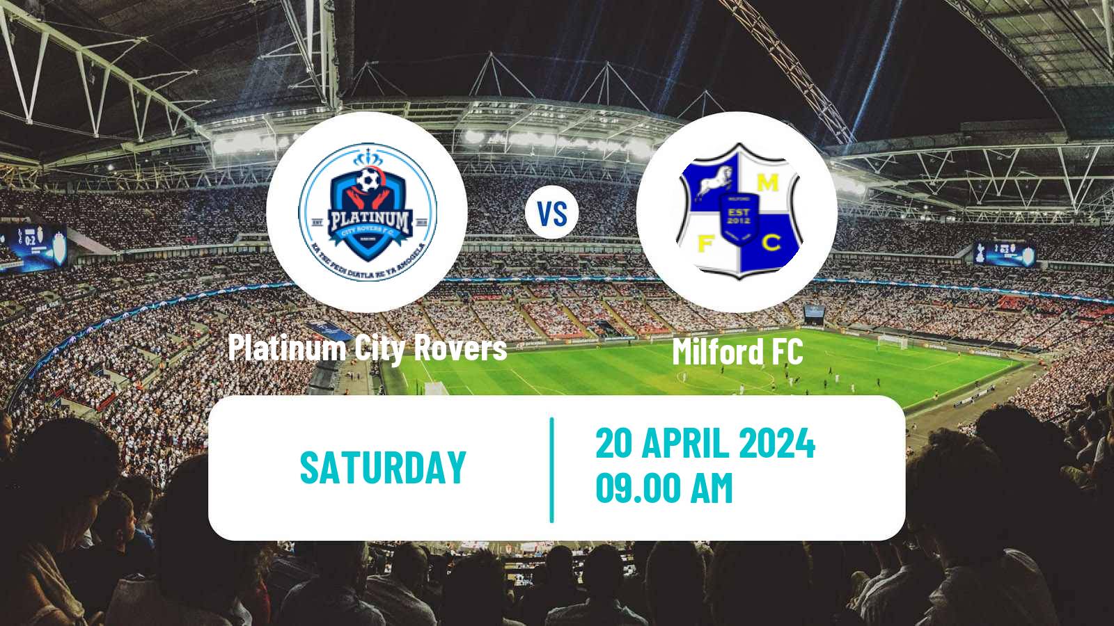 Soccer South African First Division Platinum City Rovers - Milford