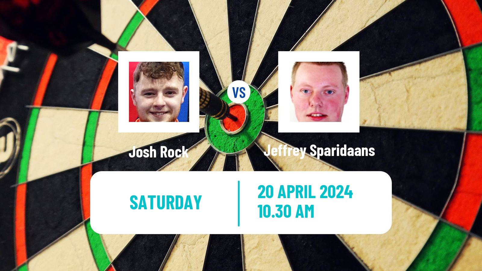Darts European Tour 4 Josh Rock - Jeffrey Sparidaans
