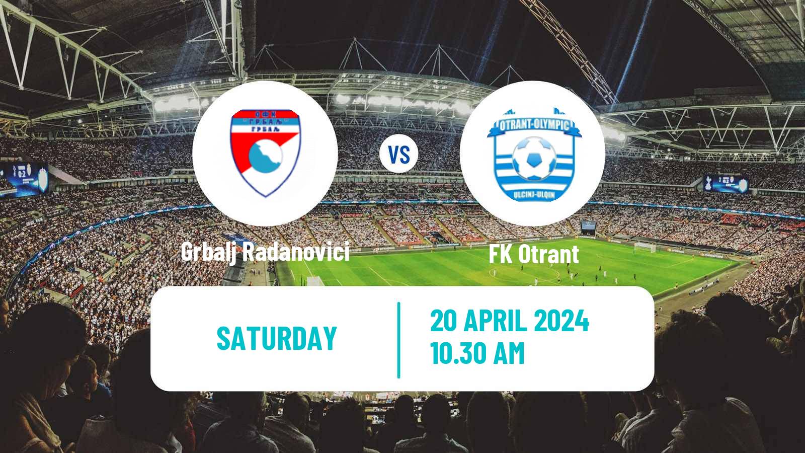 Soccer Montenegrin Druga Liga Grbalj Radanovici - Otrant