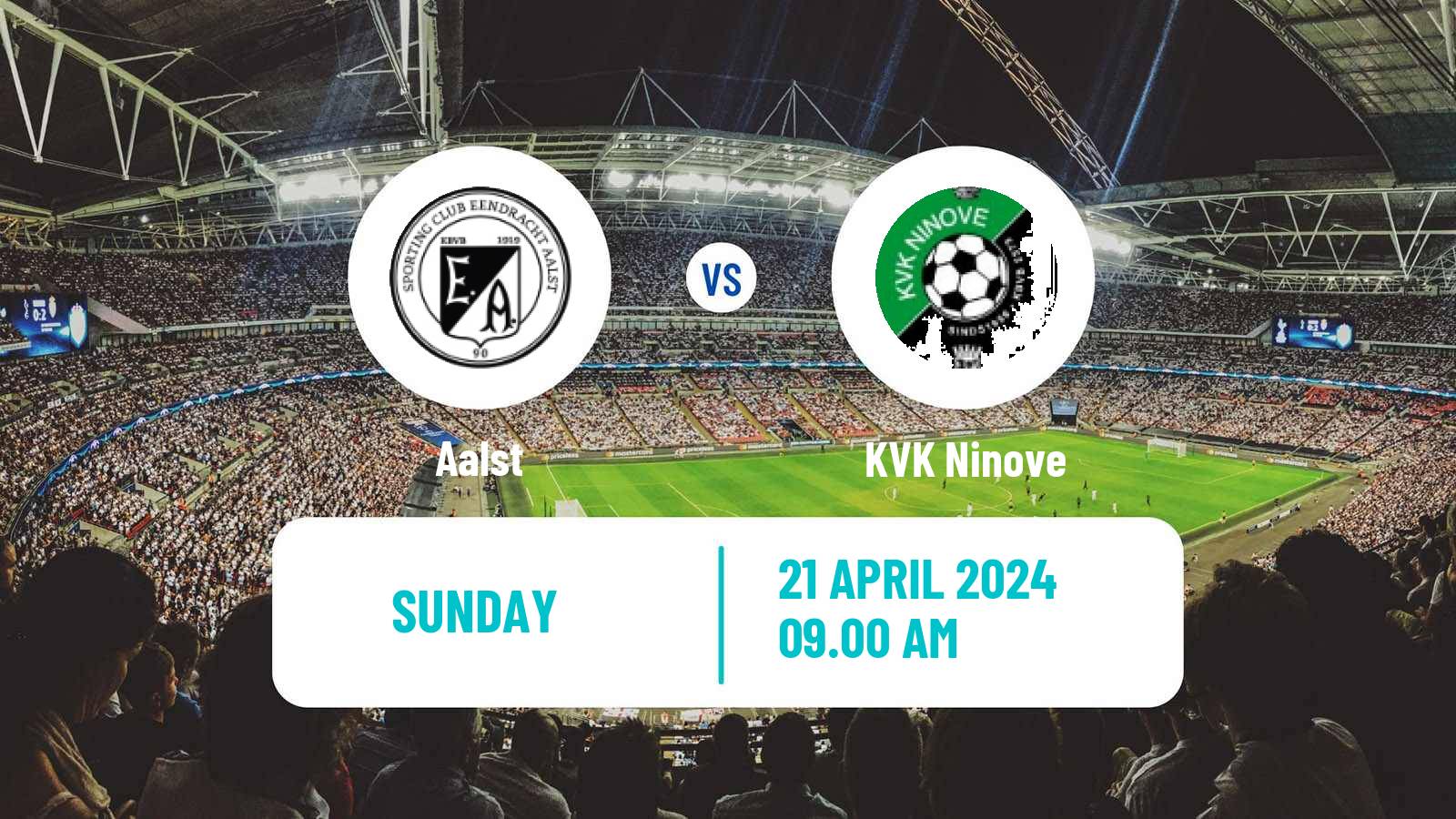 Football Belgian Second Amateur Division Group A Aalst - Ninove