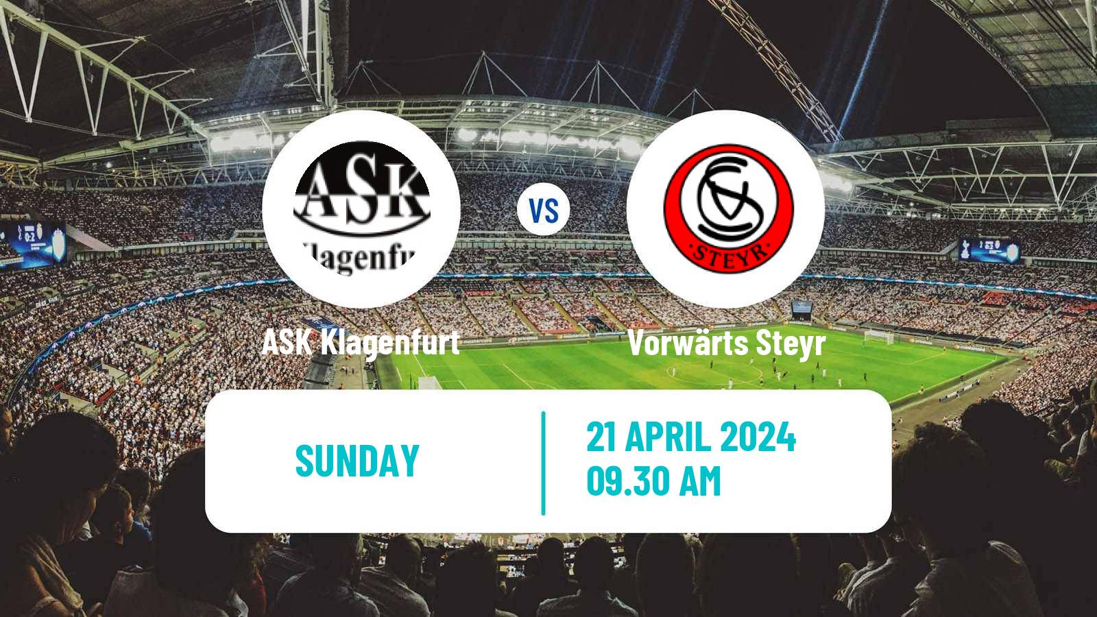 Soccer Austrian Regionalliga Central ASK Klagenfurt - Vorwärts Steyr